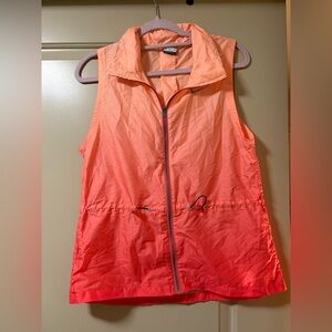 Nike Coral Gradient/ombre Running Dri-fit Women’s Vest Sz Medium